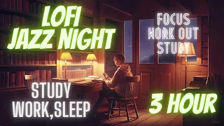 Lofi Jazz. Back ground music. Chill  relaxing music. for study, for work, night 3 hour