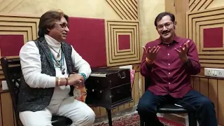 Music director Dilip sen with legend singer Sudhesh Bhosale ji