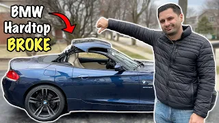 My BMW Z4 Convertible Roof Broke (So I fixed it)