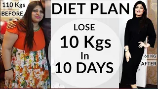 Diet Plan To Lose Weight Fast In Hindi | Lose 10 Kgs In 10 Days | Best Diet Plan| Dr. Shikha Singh
