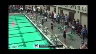 Camille Spink – 100Y Free – 2020 VHSL 6A Virginia State Championships (TV View)