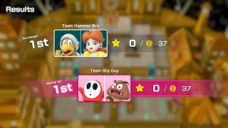 Super Mario Party Partner Party #1412 Tantalizing Tower Toys Hammer Bro & Daisy vs Shy Guy & Goomba