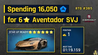 Asphalt 9 | Spending 16,050 Tokens for 6* SVJ Roadster | RTG #385