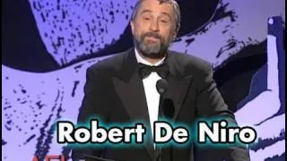 Robert De Niro Salutes Martin Scorsese at the AFI Life Achievement Award