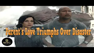 Emotional Tsunami Scene:Parent's Love Triumphs Over Disaster To save Their Girl | San Andreas (2015)