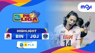 STIN BIN VS Garuda Jaya 3-0 | Highlight PLN Mobile Proliga 2024