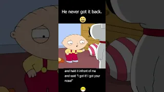 Stewie loses nose in detention 🤣😆