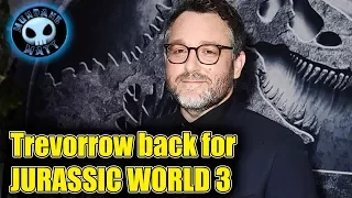 Colin Trevorrow back to write/direct JURASSIC WORLD 3