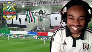 American Reacts To 35 Jahre Ultras Rapid Choreo's & Pyro's | SK Rapid Wien - SK Sturm Graz