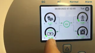 DEYE inverter off-grid setup, connecting a pull-start generator