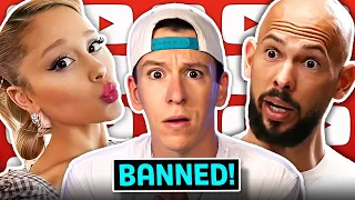 Andrew Tate BANNED & Removed, Ariana Grande Secrets, Evil CEO Wants Pain, Taylor Swift & Todays News