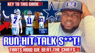 Cowboys will beat Chiefs even with Amari Cooper out and here’s how… RUN…HIT…TALK S**T‼️