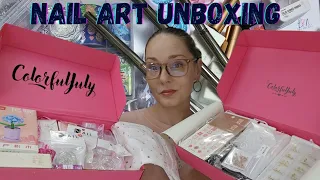 Huge Colorfuljuly Unboxing | Colorfuljuly Monthly Mystery Boxes