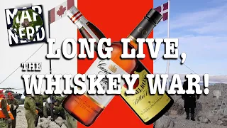 Canada VS. Greenland.. May the Best Bottle Win! #canada #greenland #denmark #whiskey Hans Island