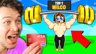 ¡GASTÉ $100,000 ROBUX para ser EL MÁS FUERTE en ROBLOX!!! 💪🔥 | ROBLOX