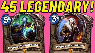 45 Legendary Prince Renathal Deck?! The BIGGEST Starting Deck EVER!!!