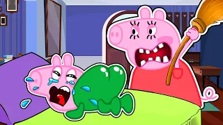 Last Night for Peppa's Family Meeting with the Siren Head | Peppa Pig Funny Animation