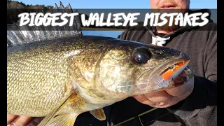 5 Biggest Walleye Fishing Mistakes (Avoid 'em like the plague...)