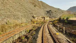 Blaenau tunnel to Blaenau Ffestiniog platform.