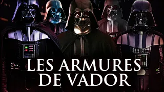 Les ARMURES de DARK VADOR dans les FILMS (elles sont toutes différentes)