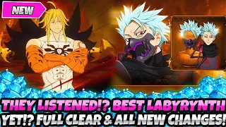 *NETMARBLE LISTENED!? THE BEST LABYRINTH YET!?* FULL CLEAR GUIDE & ALL NEW CHANGES (7DS Grand Cross