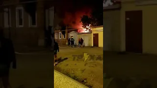 На "Киевской" сгорел дом