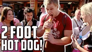 OKTOBERFEST - Massive Hot Dog Eating Challenge in Munich, Germany | Furious World Tour