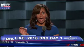 FNN: First Lady Michele Obama Gives Heartfelt Speech At The Democratic National Convention