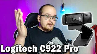 Logitech c922 best streamer webcam 💥 OBS setup, proper lighting, review