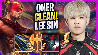 ONER IS SO CLEAN WITH LEE SIN! - T1 Oner Plays Lee Sin JUNGLE vs Vi! | Season 2024