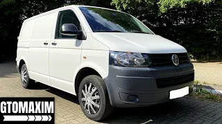 2012 Volkswagen T5 Kasten 2.0 TDI [ 84HP ] - POV test dreive