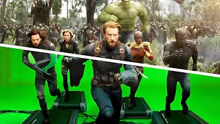 Avengers Endgame Behind The Scene Without the VFX in Hindi - VFX Breakdown Hindi