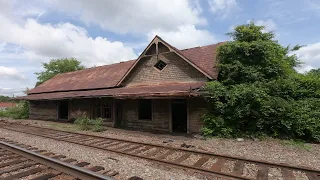 Abandoned train depot