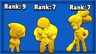 Brawl Stars - All Gold And Silver Skins Losing Pose