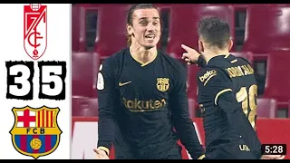 Granada Vs Barcelona 3-5 Full Highlights, Extended Goals, 03/02/21(click to confirm) Copa De Rey
