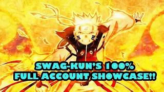 Swag-Kun 100% FULL ACCOUNT SHOWCASE!! Shinobi, Cards, Tools & MORE! (Nxb Ninja Voltage)