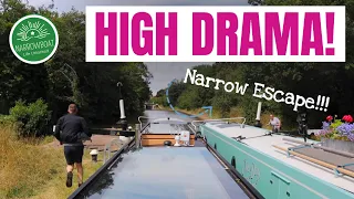 Averting a Narrowboat Disaster on the Grand Union Canal, Friends Trapped! Ep.177