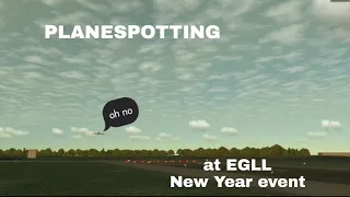 7 Minutes of RFS Planespotting | New Year's Event Early Morning Planespotting at EGLL