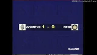 1997-98 (31^ - 26-04-1998) Juventus-INTER 1-0 [DelPiero] Servizio 90°Minuto Rai1