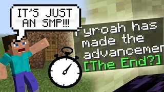 Joining an SMP as an undercover Speedrunner