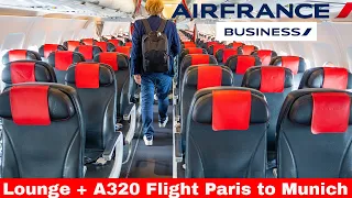 [FLIGHT REPORT] AIRBUS A320 | BUSINESS CLASS  | AIR FRANCE  | Paris CDG 🇫🇷  to Munich 🇩🇪 ✈