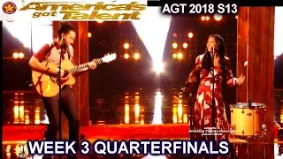 Us the Duo Couple Band "Like I Did With You" original  QUARTERFINALS 3 America's Got Talent 2018 AGT