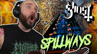 GHOST - SPILLWAYS Reaction and Lead Guitar Playthrough | Rocksmith Metal Gameplay