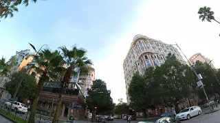 360 video, Batumi streets, Georgia, 4K VIDEO, VR.