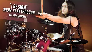 CRYPTA   'I Resign' Drum Playthrough by Luana Dametto