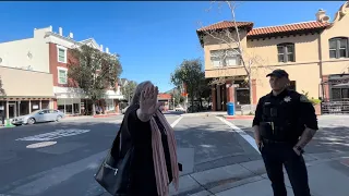 Woman Wants Privacy to Ask Police Questions on the Street