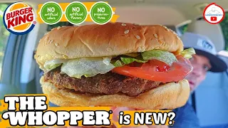 Burger King® NEW WHOPPER® Review! 🍔👑 | NO PRESERVATIVES