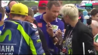 Rossi Quarrel with Women in Brno