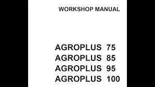 Deutz Fahr Agroplus 75 85 95 100  - Workshop Manual