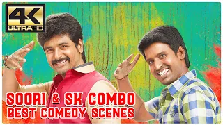 Soori and SK's super fun combo 🤩 | Sivakarthikeyan, Soori | Comedy Compilation | 4K English Subtitle